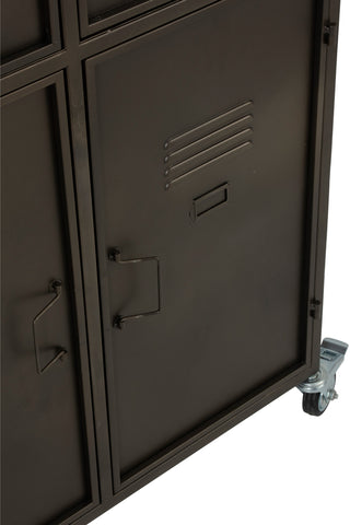 Schließfachschrank auf Räder