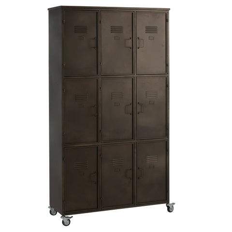 Schließfachschrank auf Räder
