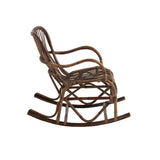 Schaukelstuhl Rattan Braun
