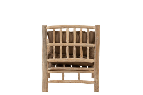 Sessel "Teak Brown"