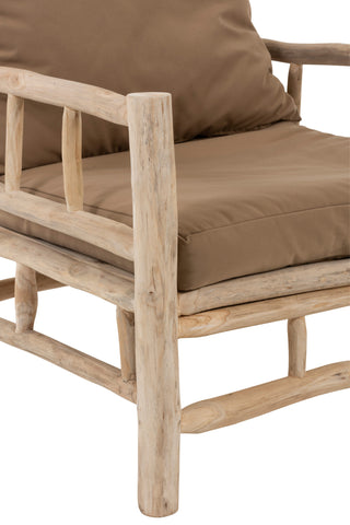Sessel "Teak Brown"