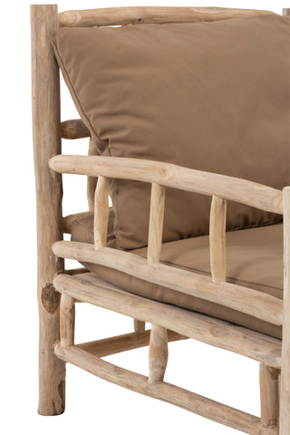 Sessel "Teak Brown"