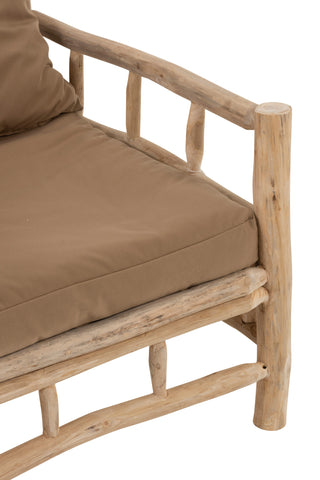 Sessel "Teak Brown"