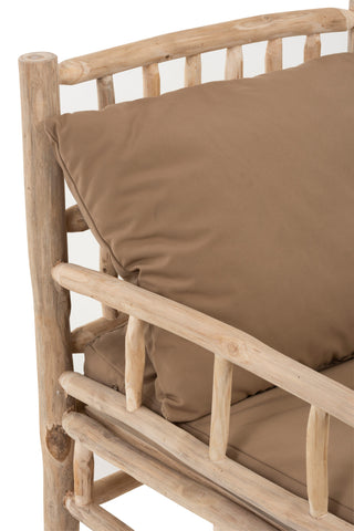 Sessel "Teak Brown"