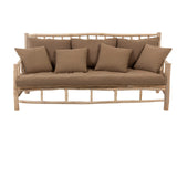 Sofa für 3 Personen "Teak Brown"