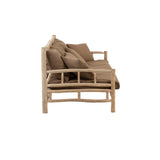 Sofa für 3 Personen "Teak Brown"
