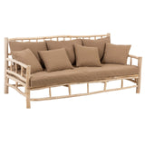 Sofa für 3 Personen "Teak Brown"