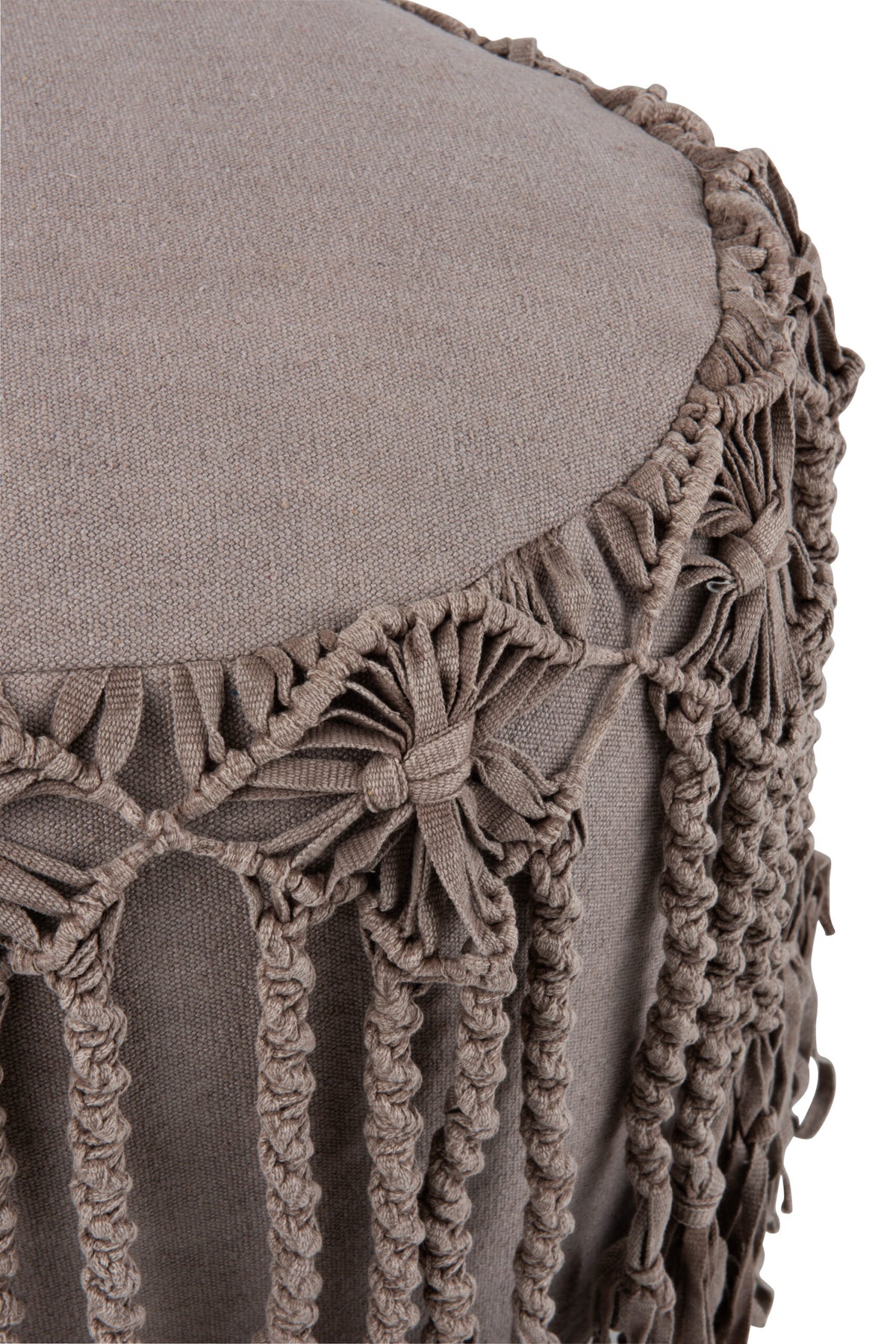 Hocker Makramee (Braun)
