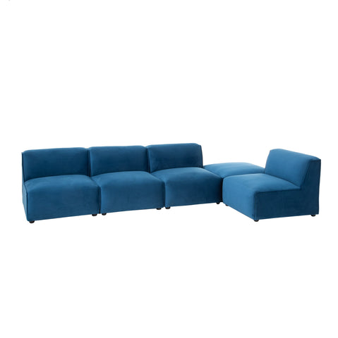 Sessel "Textil Blau"