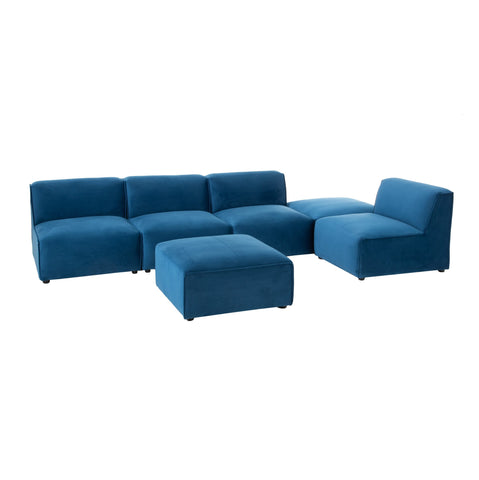 Sessel "Textil Blau"
