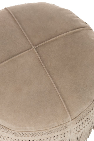 Hocker Puff Fransen