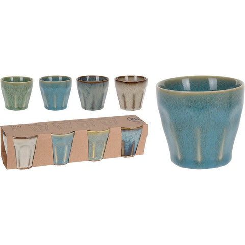 Espresso Cups "Earth" 4er Set