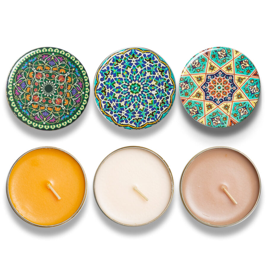 Kerze-Boho-Set