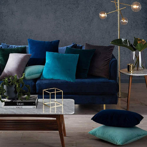 BOHORIA® Velvet Kissenbezug 2er Set "Pine Green"