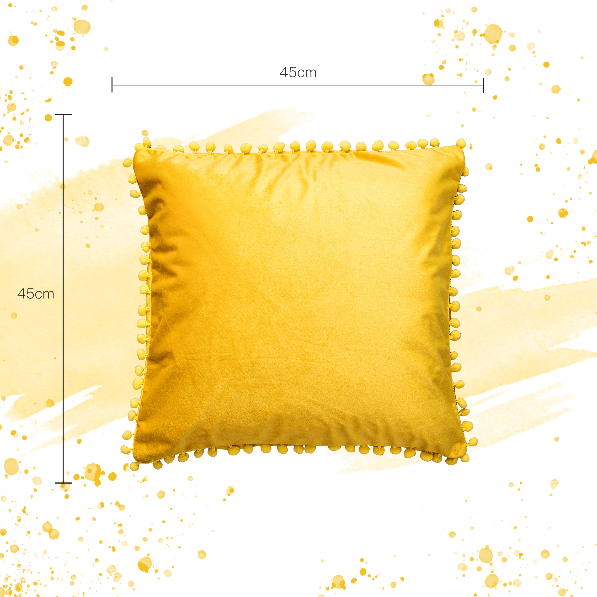 Kissen-gelb-pom-grafik-maße