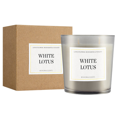 BOHORIA® Premium Signature Duftkerze (White Lotus)