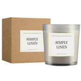 Premium Signature Duftkerze (Simply Linen)