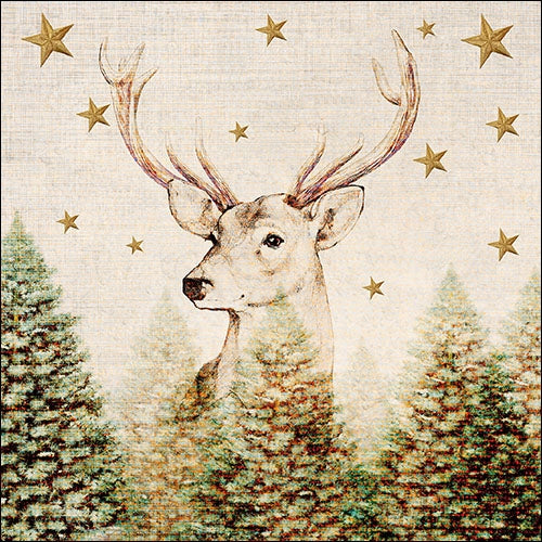 Servietten "Christmas Deer"