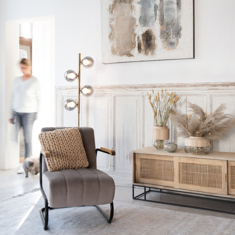 Holz-Lowboard "Woven Willow"