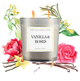BOHORIA® Premium Signature Duftkerze (Vanilla & Roses)