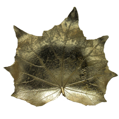 blatt-gold-schale-von-oben