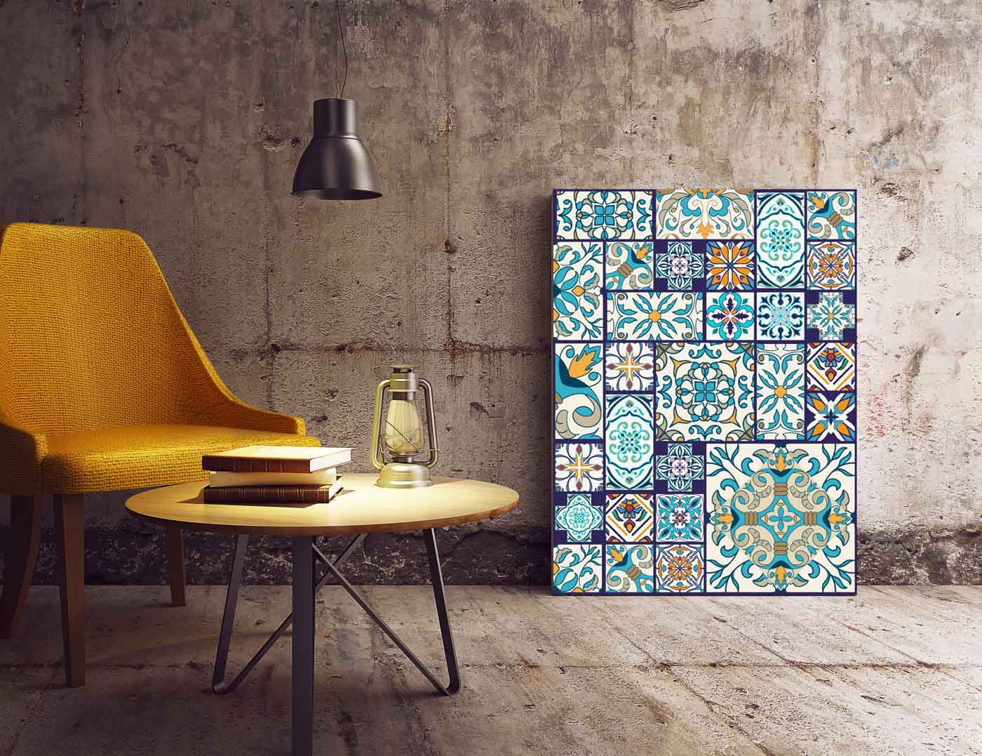 bohoria-art-canvas-blue-tile
