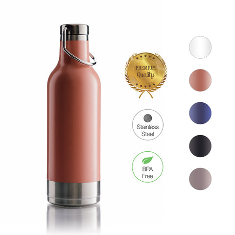 Thermoflasche Handle Rose
