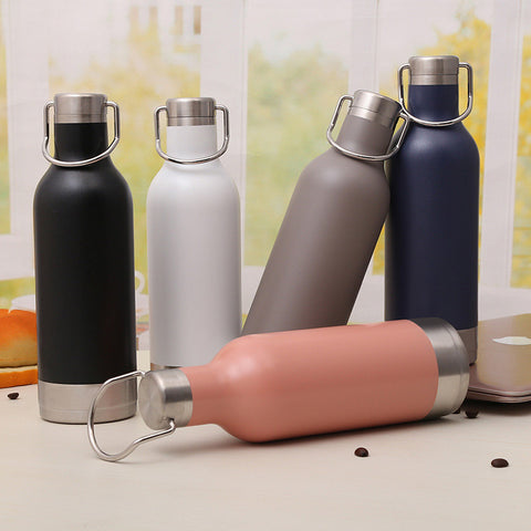 Thermoflasche Handle Black
