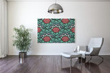 bohoria-leinwand-ornamente-gruen-rosa