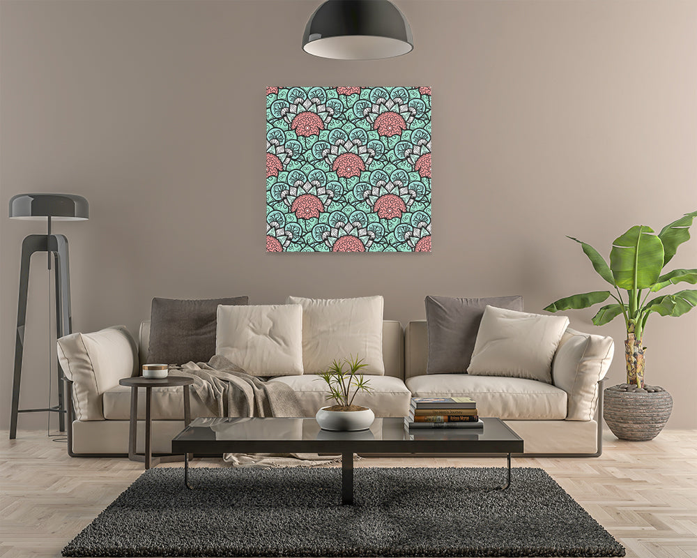 bohoria-ornamente-leinwand-gruen-tageslicht