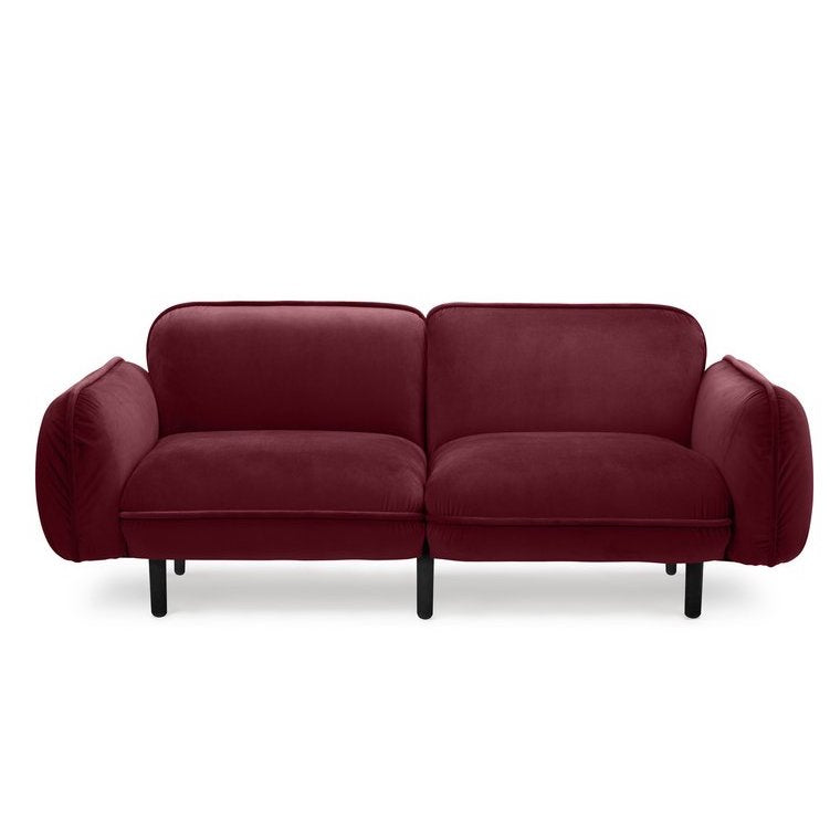 Bean Sofa blaues Velours