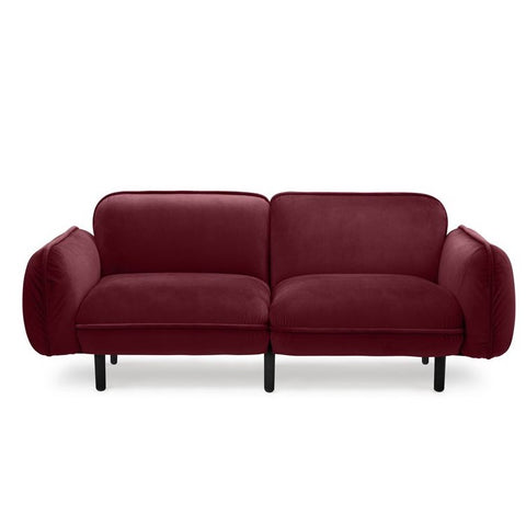 Bean Sofa blaues Velours
