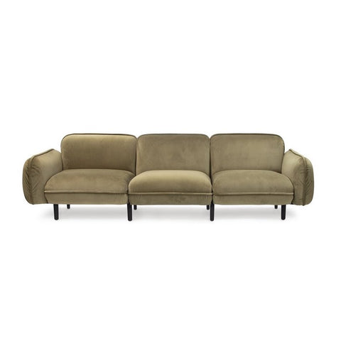 Bean Sofa grüner Velours