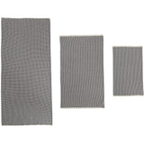 BOHORIA® Premium Waffel Handtuch Set bestehend aus Badehandtuch, Handtuch und Gästehandtuch (Fresh Mint)