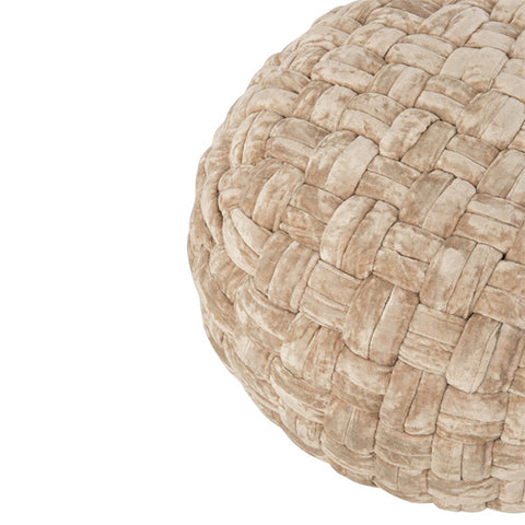 hocker-gehäkelt-viskose-beige
