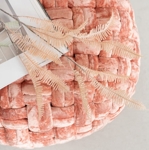 hocker-gehäkelt-viskose-pink-orange