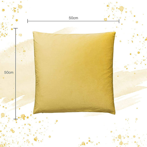BOHORIA® Velvet Kissenbezug 2er Set "Honey Yellow"