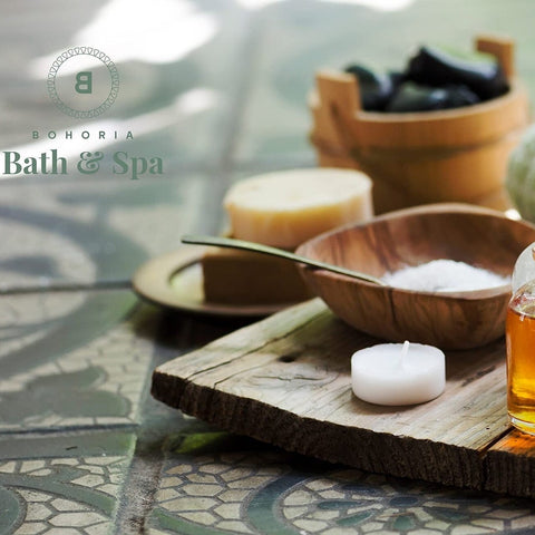 BOHORIA® Premium Bademantel Waffelpiqué mit Kapuze aus 100% Baumwolle | Fresh Mint