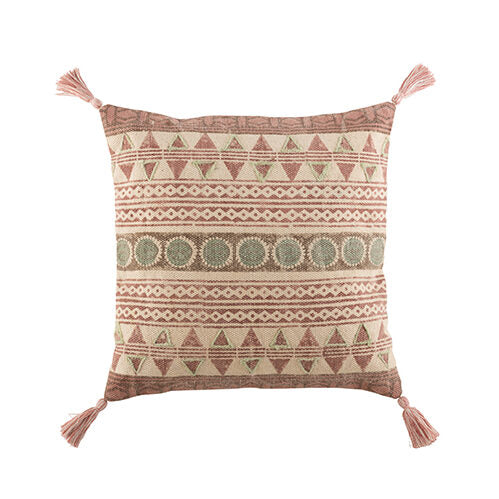 kissen-indisch-baumwolle-bordeaux-grün