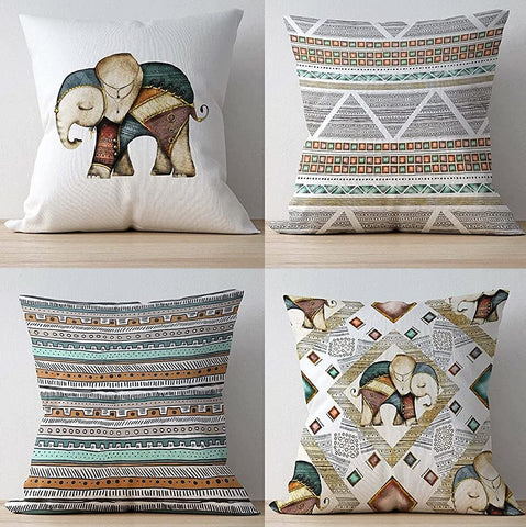 BOHORIA® 4er Set Kissenbezug (Elephant)