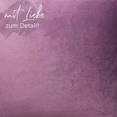 BOHORIA® Velvet Kissenbezug 2er Set "Plum Lila"