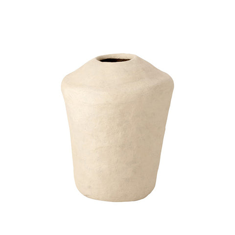 Vase Large Chad Papier Mache Weiß